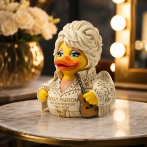 Dolly Parton 70th Anniversary Collectible Rubber Duck Figure