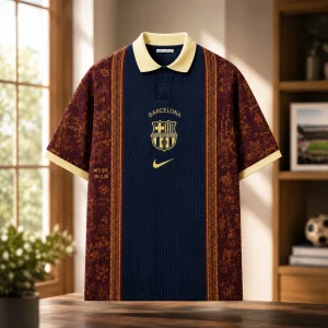 FC Barcelona Nike Heritage Football Polo Shirt
