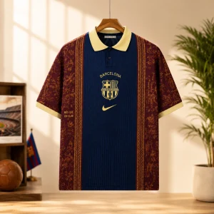 FC Barcelona Nike Heritage Football Polo Shirt