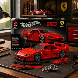 Hot Wheels Brick Shop RLC Ferrari F40 Building Set