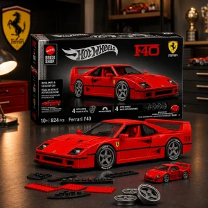 Hot Wheels Brick Shop RLC Ferrari F40 Building Set
