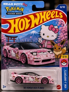 Hot Wheels x Hello Kitty x Pokémon Special Edition Collectible Figure 12 Hot Wheels x Hello Kitty x Pokémon Special Edition Collectible Figure
