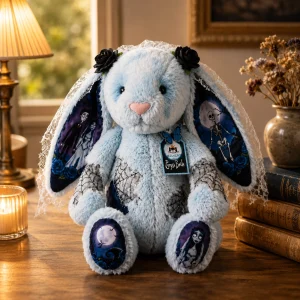 Jellycat Corpse Bride Blue Bunny Soft Plush Toy 8 Jellycat Corpse Bride Blue Bunny Soft Plush Toy