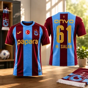Mo Salah Trabzonspor Joma 2026-27 Home Jersey 9 Mo Salah Trabzonspor Joma 2026-27 Home Jersey