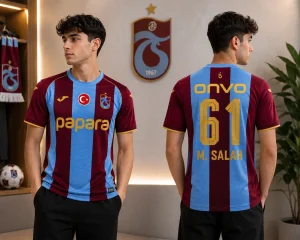 Mo Salah Trabzonspor Joma 2026-27 Home Jersey 10 Mo Salah Trabzonspor Joma 2026-27 Home Jersey