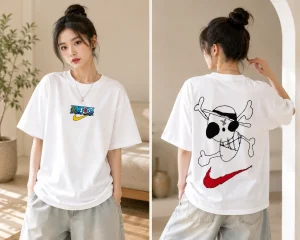 Nike x One Piece Luffy Jolly Roger Graphic T-Shirt