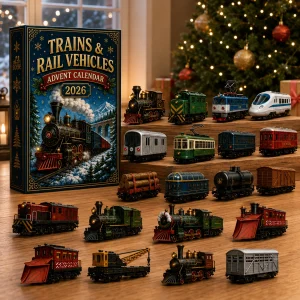 Trains & Rail Vehicles 2026 Christmas Advent Calendar