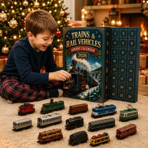 Trains & Rail Vehicles 2026 Christmas Advent Calendar