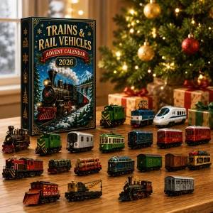Trains & Rail Vehicles 2026 Christmas Advent Calendar