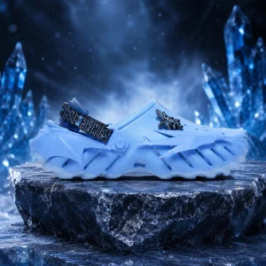 Yu-Gi-Oh! Blue-Eyes White Dragon 2026 Light Blue Clogs Shoes